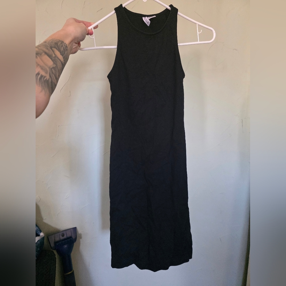 Elegant Black Sleeveless Dress H&m Size XS